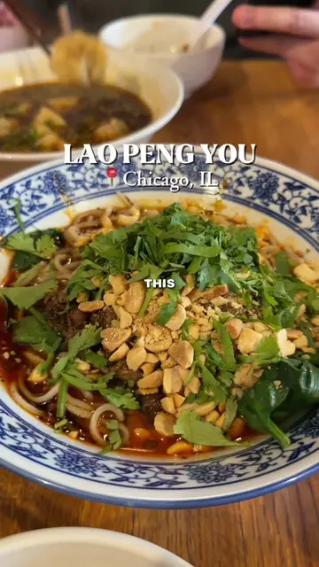 Lao Peng You is a popular casual Chinese spot in Ukrainian Village Chicago that'