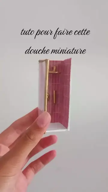 #creativetiktokgirl #doucheminiature #miniature #maquette #tuto 