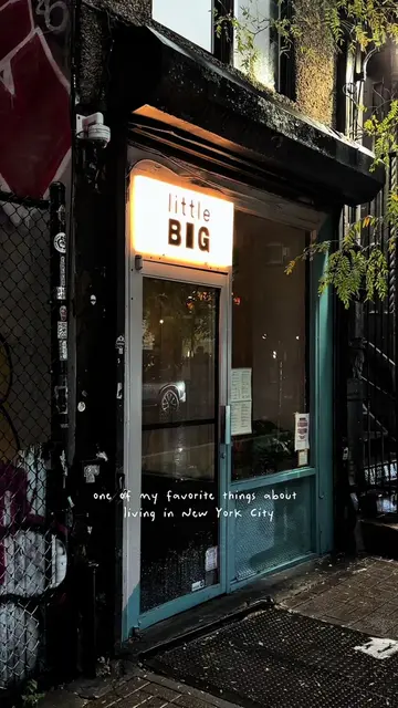 Dinner at @LittleBigNYC 🍸 The perfect cozy rainy day dinner in the lower east s