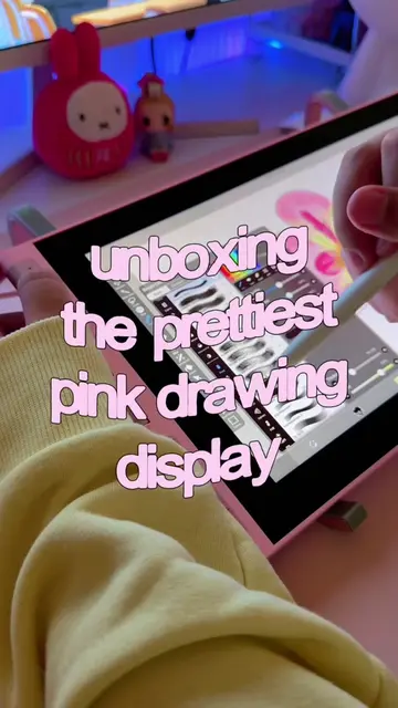 in love with @XPPen Philippines Store pink Artist 12 3rd drawing display!!! 💓✨ 