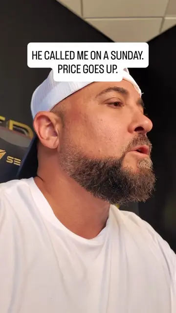 He called me on a Sunday to ask for a discount. Went from $230K to seven figures