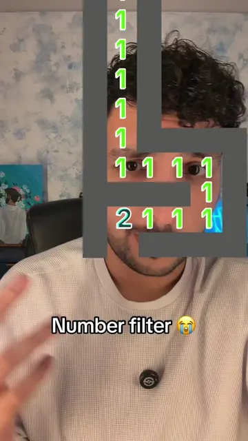 Number filter 😱! #number #filter #game #filterchallenge 