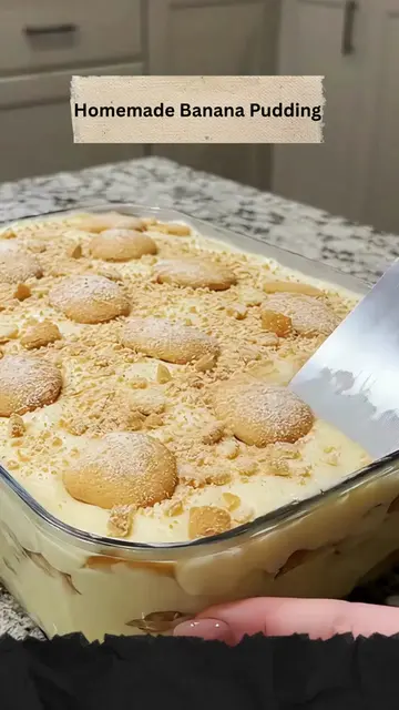 Homemade Mama's Banana Pudding   😍 Full recipe is on my page — right under my p