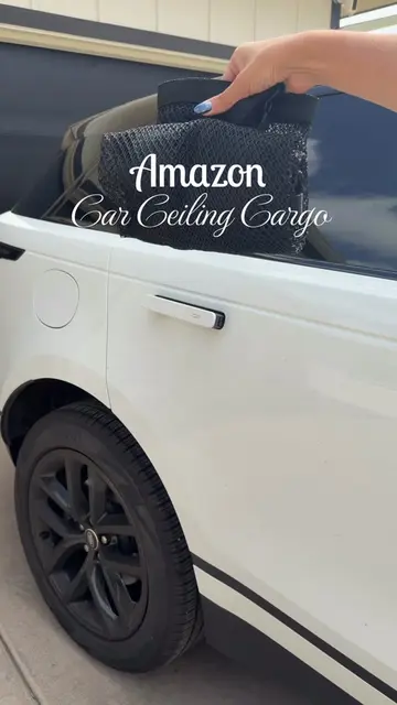 🔗In Bio! Car Ceiling Cargo 🚗🖤 #amazonhome #caressentieals #roadtrip #roadtrip