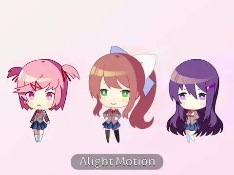 #dokidokiliteratureclub & #animationmeme || this took around 3-4 hours to comple