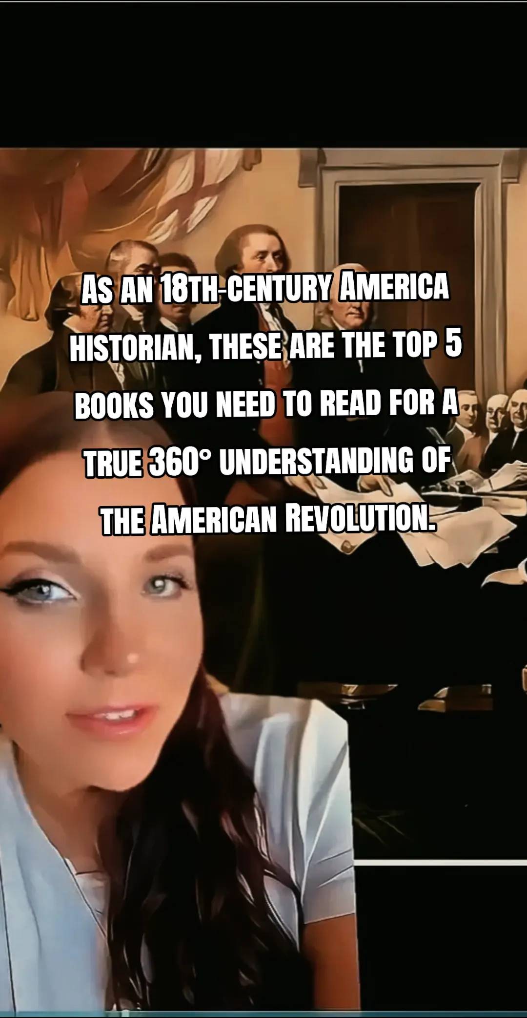 If you want to understand the American Revolution the way historians do; not jus