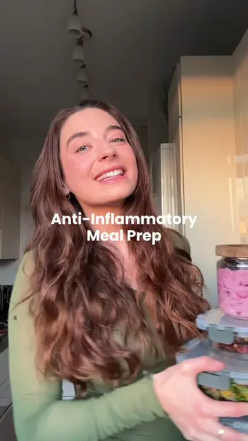 anti-inflammatory meal prep: episode 6 🍋🥬🫐🍠 Recipes below: TURMERIC CHICKEN 