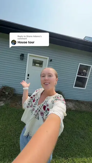 Replying to @Shane Adams  tiny house tour!!🥳🏠 #fyp #housetour #newhome #farm #