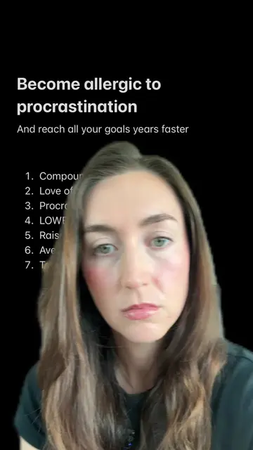 let me teach you how to become ALLERGIC to procrastination so that you can final