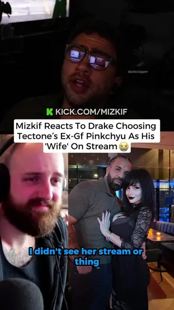 Mizkif Reacts To Drake Choosing Tectone’s Ex-Gf Pinkchyu As His 'Wife' On Stream