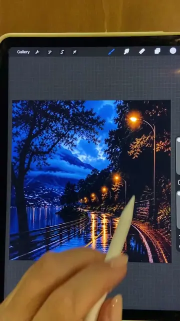 Have you ever wanted to create realistic rain in Procreate? 🌧️ In this tutorial