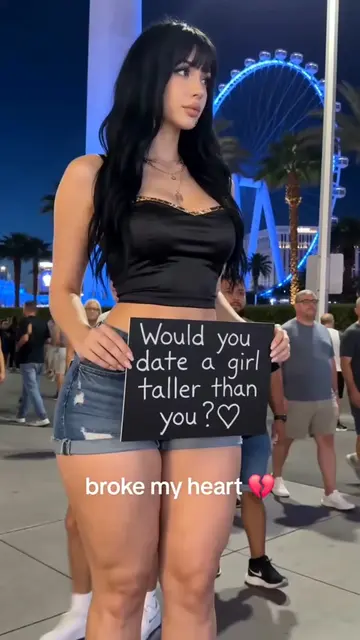 at least he was honest 🤣 would you say yes? 🙈 #tallgirl #tallgirlproblems 