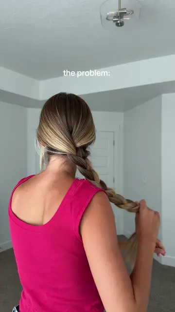 The viral braid hack!! Why does it looks so much better 🫢 #hairstyle #braid #ha