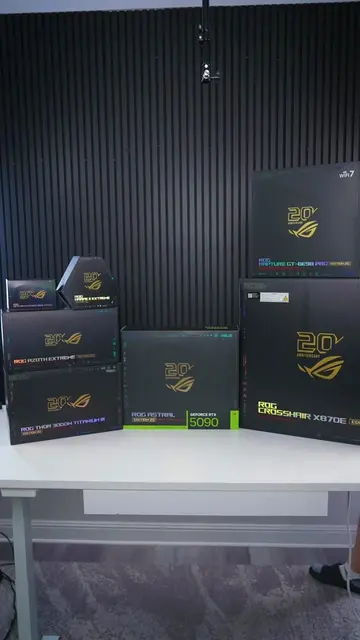 Unboxing the @ROG Global X870 Crosshair 20th anniversary Motherboard 🔥 #20editi