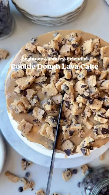 🍪COOKIE DOUGH LAVA CAKE🍪 This was the first of my lava cake series 😍…AND it’s