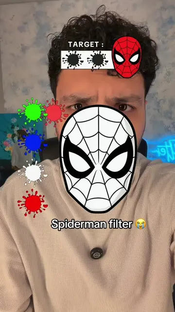 Spiderman filter is so hard 😭 #spiderman #filter #game #filterchallenge 