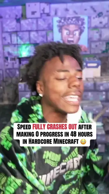 I’ve never seen Speed this mad 😳 @IShowSpeed #ishowspeed #Minecraft #crashout #