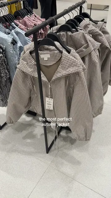 #autumnjacket #autumnfashion #checkjacket #tiktokshopfinds 