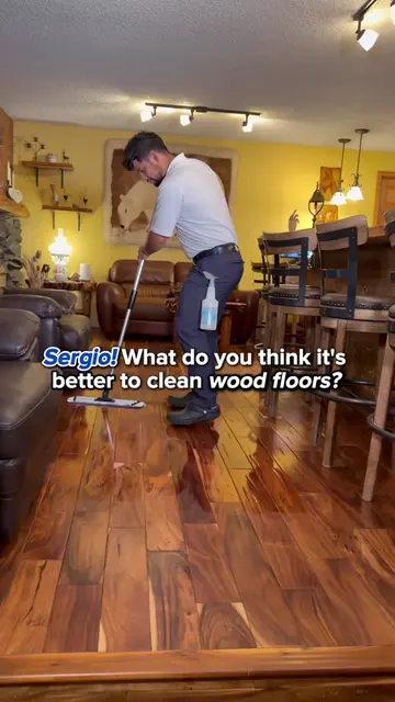 The best way to clean your wood floors! #deepcleaning #cleaning #floorcleaning 