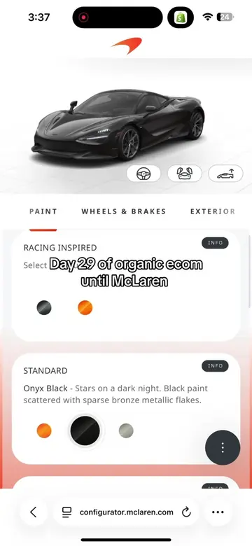 mclaren at 15?? 😳 #ecom #ecommerce #shopify #dropshipping #ingodwetrust 
