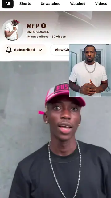 BREAKING: MR P OF PSQUARE HITS 1 MILLION YOUTUBE SUBSCRIBERS!  Mr P, Peter Okoye