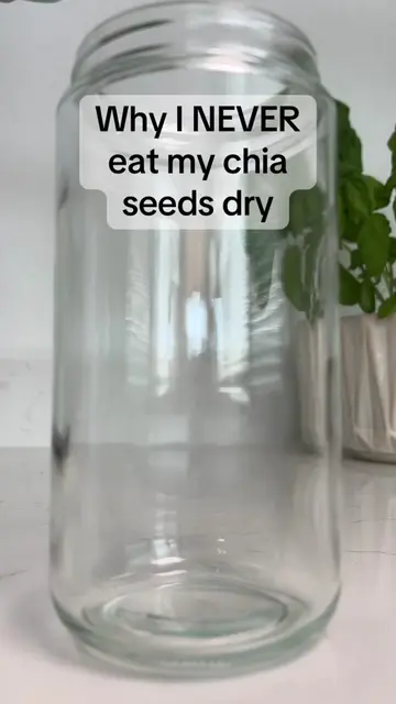 I used to eat my chia seeds dry, and my stomach did NOT love it. So now I prep t