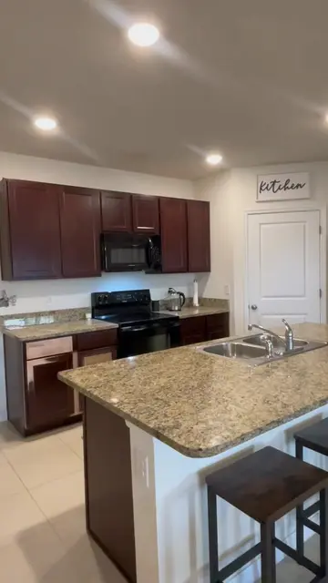 We started with a very basic builder-grade kitchen… and somehow ended up here🤎 