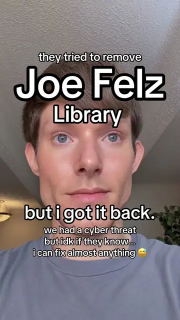 joe felz books are back online! again!  #joefelz #fyp #website