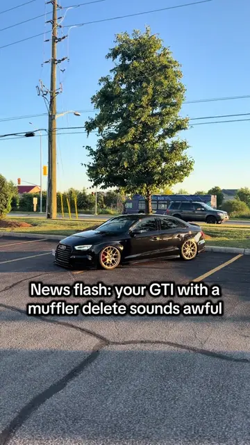 EA888 sounds so bad, hence why I have the stock muffler #audi #vw #gti #ea888 #s