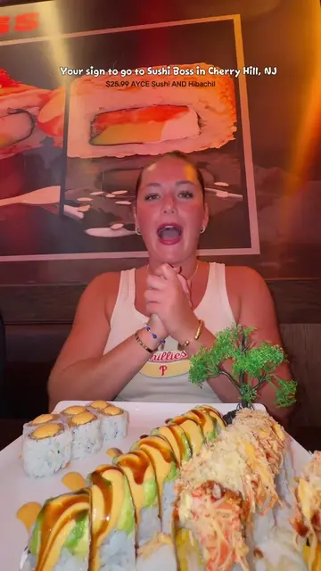 SUSHI BOSS AYCE SUSHI & HIBACHI IS ALL U NEED 👏 @SushiBossCherryHIll  #sushi  #