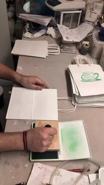 Here's just one of the little things that goes into preparing for a market/show.