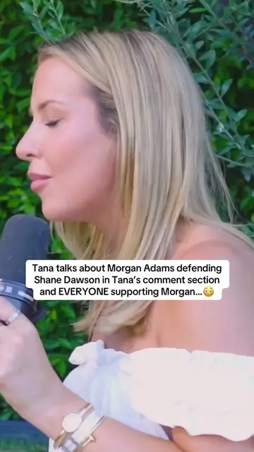 Tana talks about the Morgan Adams comment #tanamongeau #shanedawson #morganadams