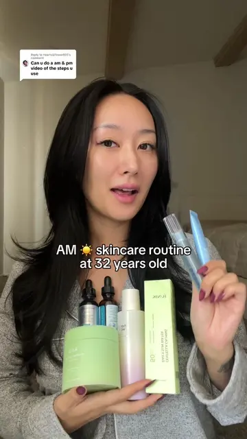 Replying to @Hearts&flower805 Anti-aging and glass skin routine ☀️ i have combin