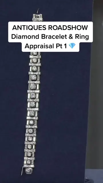 18 carats worth of 💎💎💎 in Part 1 of this icy appraisal! #antiquesroadshow #vi