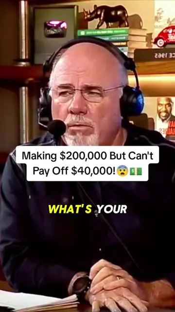Can You Pay Off $40K Making $200K A Year 💸 #daveramsey #finance #ramsey #podcas