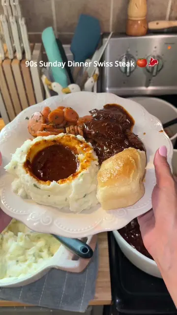 My mom told me Swiss steak was one of her favorite meals growing up, so I knew w