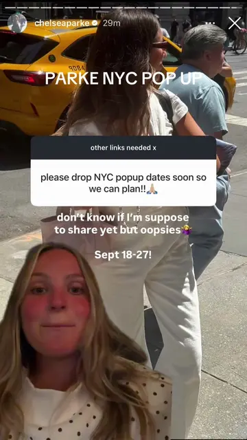 PARKE NYC POP UP DATES!! 9 full days!!! I’ll be going I’m so excited!! Who’s goi