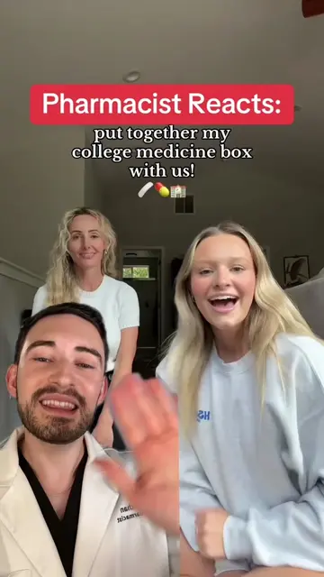 Pharmacist reviews a college medicine box and what should and shouldn’t be in it