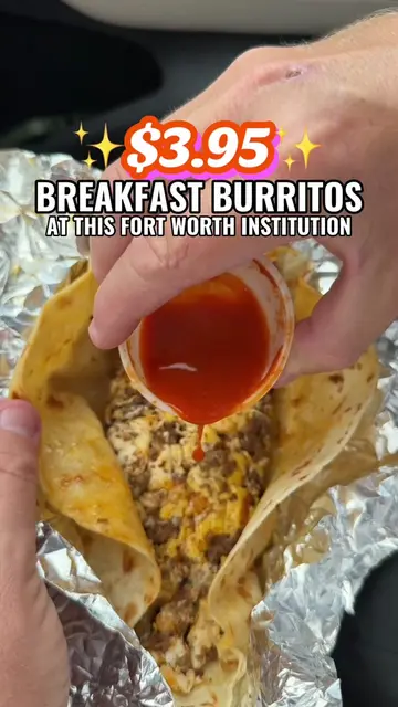 ✨🌯 CHEAP AND DELISH BREAKFAST BURRITOS IN FORT WORTH 😂✨ #FortWorthLoveList // 