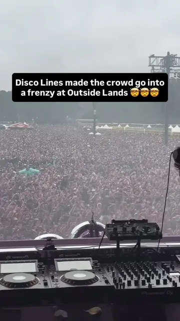 @disco lines played no games in this set at Outside Lands Music Festival 🤯🤯🤯 
