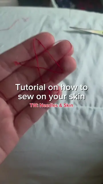have fun skin sewing ig #sewing #weirdkid #alt #skin #skinsewing 