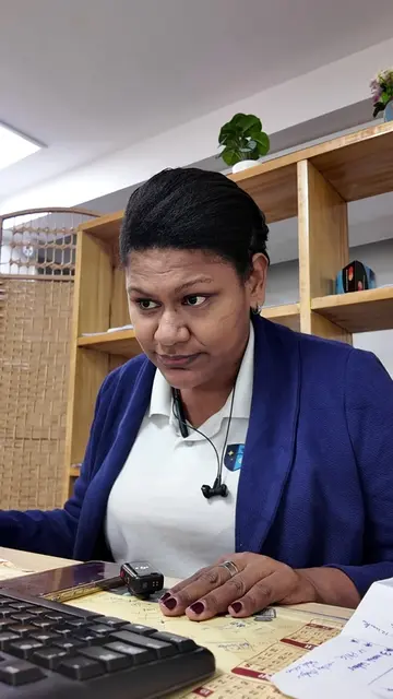 Mereama was completely stunned and speechless when we called her with the BIG ne