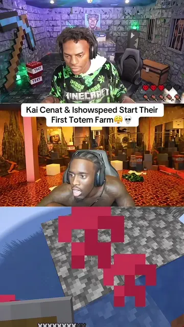 Kai Cenat & Ishowspeed Start Their First Totem Farm After They Completed Making 