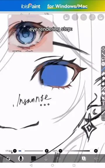 how to render eye #digitalart 