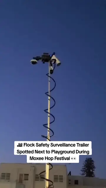 🚨 Flock Safety Mobile Surveillance Trailer Spotted at Moxee City Park 🚨 📍 Mox