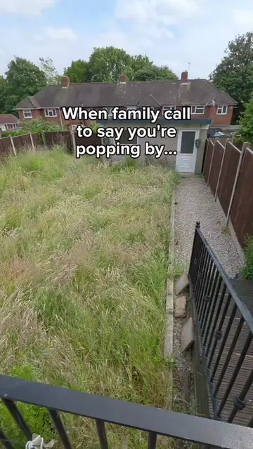 tidying up before visitors is essential right? 😅👇 #gardening 