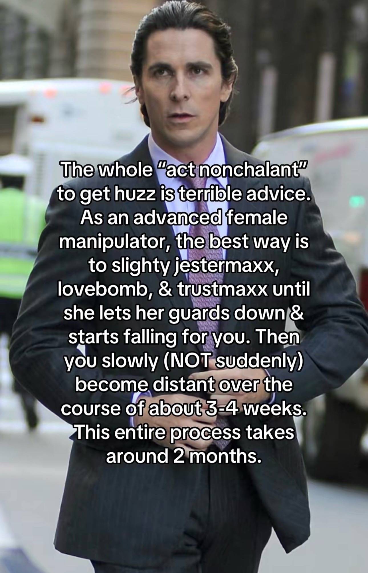 Literally the startup bro method 