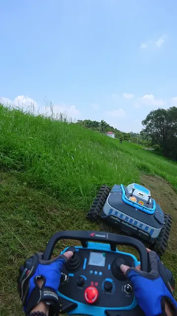 The KOHAM remote control lawn mower products, built to last.#RobotWeeding#choose