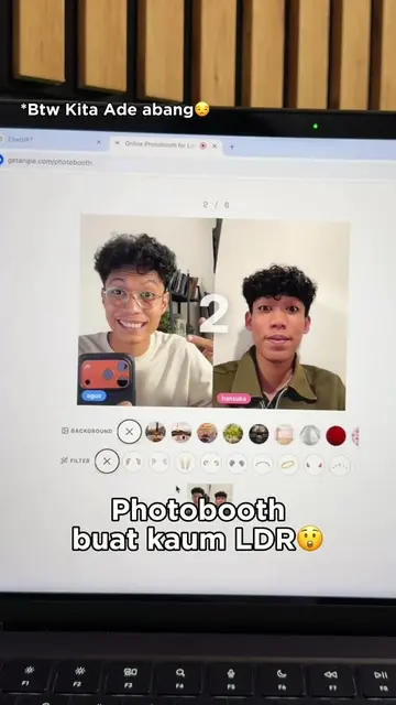 Photobooth buat kaum LDR! Share ke pasangan kalian!! *ini cuma contoh, kita ade 