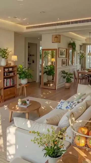The house is warm and peaceful.#Home #cozyathome #peaceful #cozylivingroom #mode